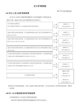 介護保険制度について（中国語版）（PDF形式：518KB） - 神戸市