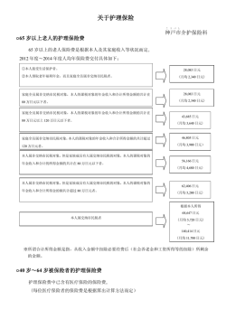 介護保険制度について（中国語版）（PDF形式：518KB） - 神戸市