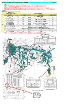マークX Zio ANA1＃系、GGA10系 装着参考資料 結線情報 下記の