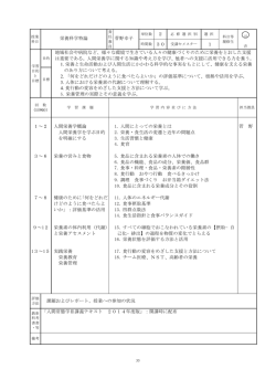 栄養科学特論 菅野幸子 1 地域社会や病院など、様々な環境で生きて