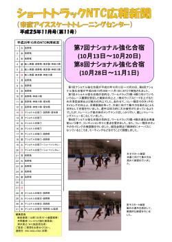 平成25年11月号 - 日本スケート連盟