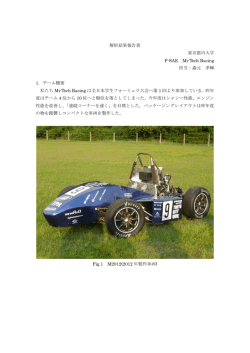 解析結果報告書 東京都市大学 F-SAE Mi-Tech Racing 担当：森元 孝輝