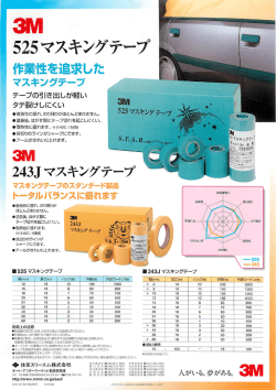 3M243Jplusマスキング養生テープ通販カタログ(PDF 475KB)
