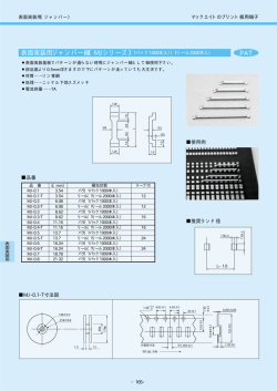 表面実装用ジャンパー線〔MJシリーズ〕 PAT