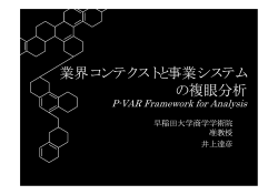 P-VAR分析：ワールド分析例 - 早稲田大学