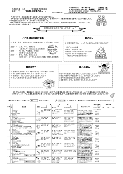 献立表 - 四日市市