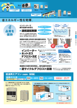 中低温エアコン 2010/02発行 026p 低温用エアコン 冷蔵用天井吊形・床