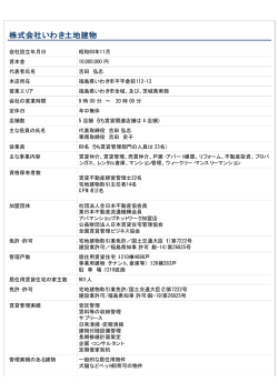株式会社いわき土地建物