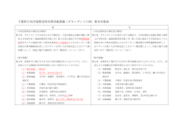 千葉県大気汚染緊急時対策実施要綱（オキシダントの部）新旧対象表