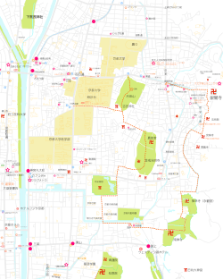 銀閣寺・哲学の道周辺地図pdfバージョン