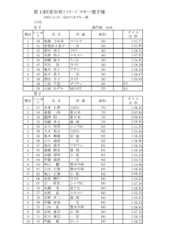 GSL - 愛知県スキー連盟