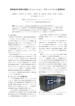 衝突銀河の超高分解能シミュレーション：スターバーストと星団形成