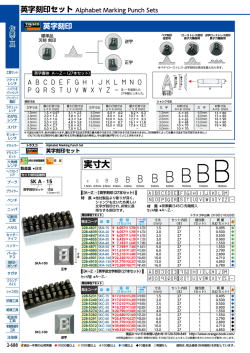 英字刻印セット