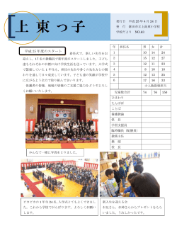 4月 - 鉾田市教育委員会
