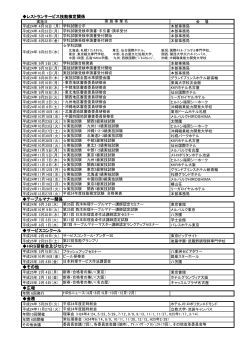 レストランサービス技能検定関係 HRS研修会及びセミナー 広報 会務