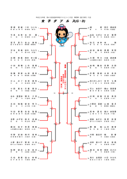 女子複トーナメント - 第43回全国中学校バドミントン大会