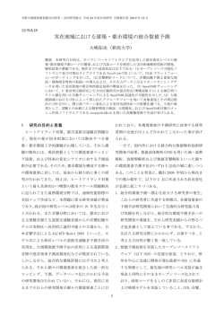 中間報告書