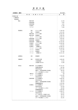 財産目録 - 社会福祉法人義栄会