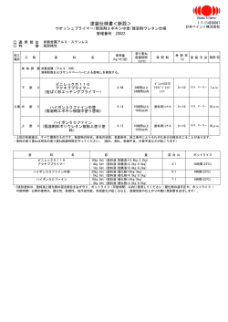 塗装仕様書＜新設＞ - 日本ペイント