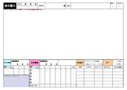 指示書① - 縫製工場 ものづくり工房