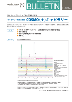 キャピラリー電気泳動用 COSMO(+)