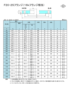 F20・25フランジ（16kフランジ相当）