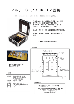 詳細PDF（37KB） - エアープロジェクト