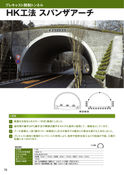 HK工法 スパンザアーチ
