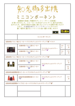 ミニコンポーネント