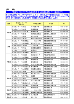 協力店リスト（最新版）（PDF：384KB） - 京都府
