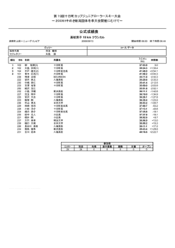 公式成績表