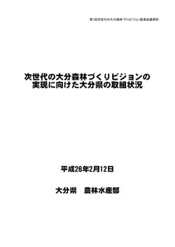 会議資料1（県の取組状況） [PDFファイル／4.01MB] - 大分県