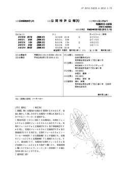 JP 2012-53235 A 2012.3.15 10 (57)【要約】 （修正有） - Questel