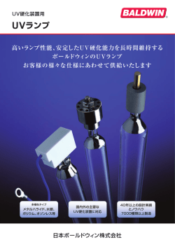 UVランプ - 日本ボールドウィン株式会社