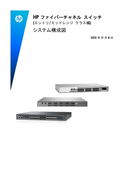 HP ファイバーチャネル スイッチ（エントリ/ミッドレンジ クラス編） システム