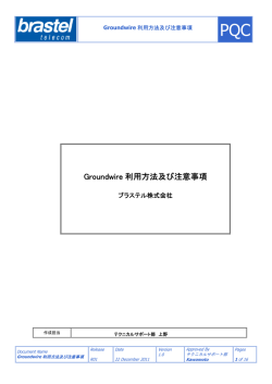 Groundwire 利用方法及び注意事項