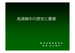 高須輪中の歴史と農業