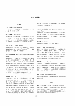 ーTER用語集 (ア行)