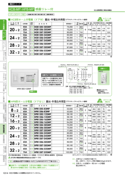 HCB-MP・HPB-MP 感震リレー付