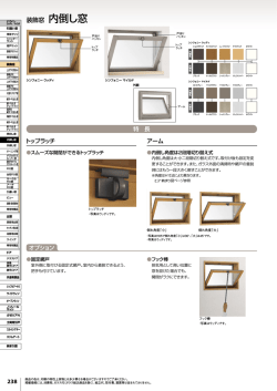 装飾窓 内倒し窓