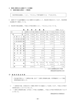 －89－ 4 県民に期待される森林づくりの推進 (1) 森林の適正な  - 三重県