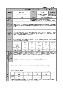 レビューシート(PDF:170KB) - 防衛省