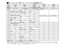 サンクFCくりやまU-18 フットサル全国遠征2014
