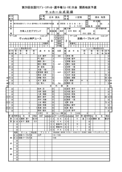J-6 - 関西クラブユースサッカー連盟