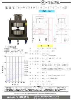 TM－WVS10516C－176CoFe - 玉川製作所