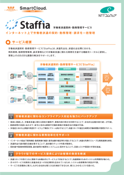 staffia.pdf : 0.70MB - NTTコムウェア