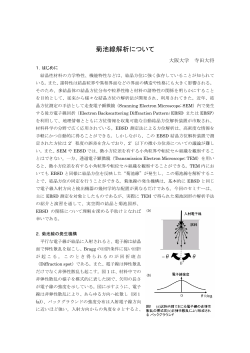 菊池線解析について - Tsuji Lab