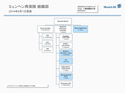 組織図（PDF） - ミュンヘン再保険会社 Munich Re Japan