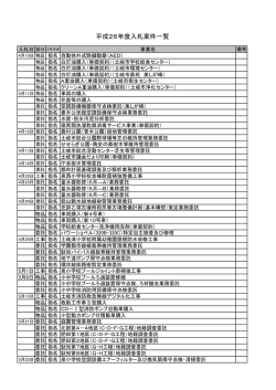 入札案件一覧表（198.7キロバイト） - 土岐市
