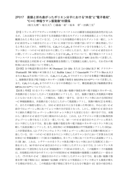 2P017 直鎖と折れ曲がったポリエン分子における共役と電子吸収， C